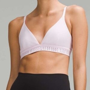 Lululemon License to Train Triangle Bra A/B Cup Logo Meadowsweet pink 4